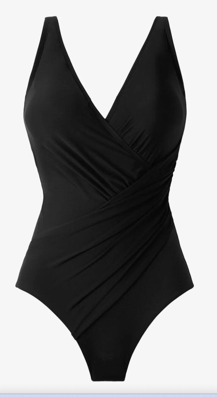Miraclesuit Oceanus One Piece Swimsuit Black Size 16 New Plus Size